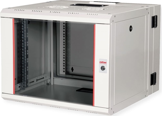 Picture of Roline 19-inch wall-mounted housing Pro 7 U, 600x600 WxD two-part swivelling grey