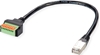 Изображение Roline Cable Adapter, RJ45 Plug to Terminal Block (push-button), 30 cm