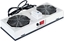 Изображение Roline Fan unit 2 fans, for 19-inch wall housing grey