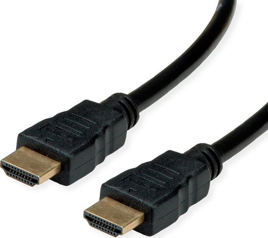 Picture of Roline Recycled Material ROLINE RM HDMI High Speed Cable + Ethernet, M/M, black, 2 m