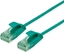 Изображение Roline Recycled Material ROLINE RM UTP Data Center Patch Cord Cat.6A (Class EA), Slim, green, 1 m