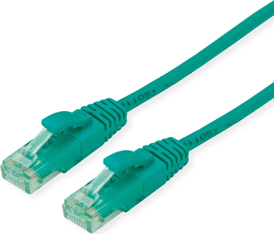 Изображение Roline Recycled Material ROLINE RM UTP Patch Cord Cat.6A, green, 10 m