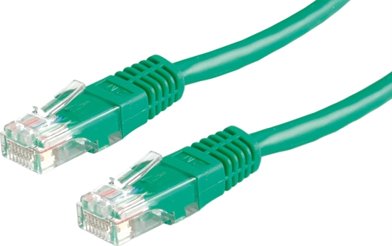 Picture of Roline UTP Patch Cord Cat.5e (Class D), green, 2 m