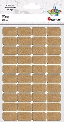 Picture of Rzepy samoprzylepne beowe 15x25mm 40kpl