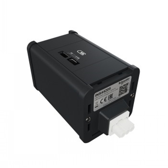 Picture of SCHNEIDER ELECTRIC UNICA SYSTEM+ MOD.UNIT USBA/C ANTHR