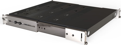 Изображение Schroff 19" Telescopic Shelf for Varistar, Novastar, Eurorack, 70 kg, RAL 7021, 553W 600D