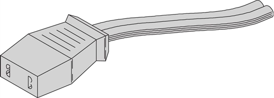 Изображение Schroff Connection Cable for Fan With Plug