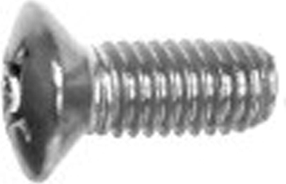 Изображение Schroff Countersunk Screw, Raised, Cross Recess, M3x8 mm, Steel Nickel Plated
