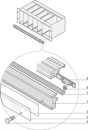 Изображение Schroff EuropacPRO Central Locking, 84 HP