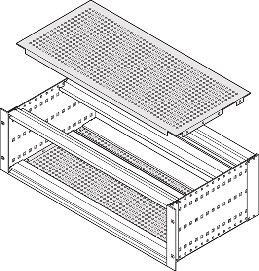 Изображение Schroff EuropacPRO Cover Plate for Bolting to Side Panel, SNCF, 84 HP, 55 mm