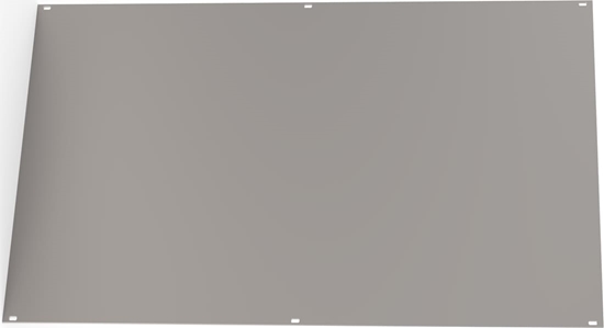 Изображение Schroff Front Panel, U-profile, Refrofit Shielding, 6 U, 84 HP, 2.5 mm, Al, Front Anodized, Rear Conductive