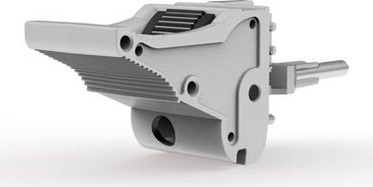 Изображение Schroff Inserter/Extractor Handle Type IEL, Grey Lever, Black Button, Bottom, 10 Pieces