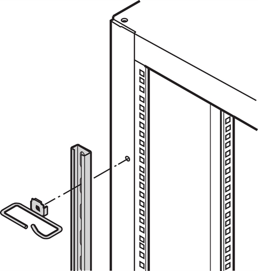 Изображение Schroff Labrack C-Rail for 19" Stationary 24 U