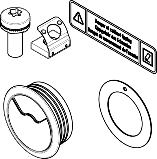 Изображение Schroff Monitor Arm Mounting Kit for Novastar HD Cabinet