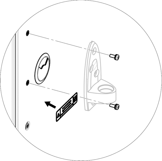 Изображение Schroff Monitor Arm Mounting Kit for Varistar Cabinet with Bolted Side Panels