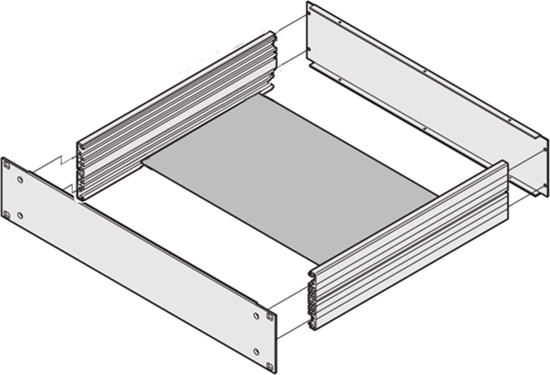 Изображение Schroff MultipacPRO Mounting Plate, Depth 150 mm