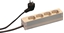 Picture of Schroff Socket Strip, SCHUKO, 4 Sockets, 10"