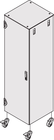 Picture of Schroff Varistar Castors With 2 Lockers, 400 kg