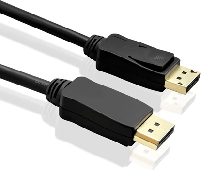 Picture of Secomp STANDARD DisplayPort Cable, v1.4, DP-DP, M/M, black, 1 m