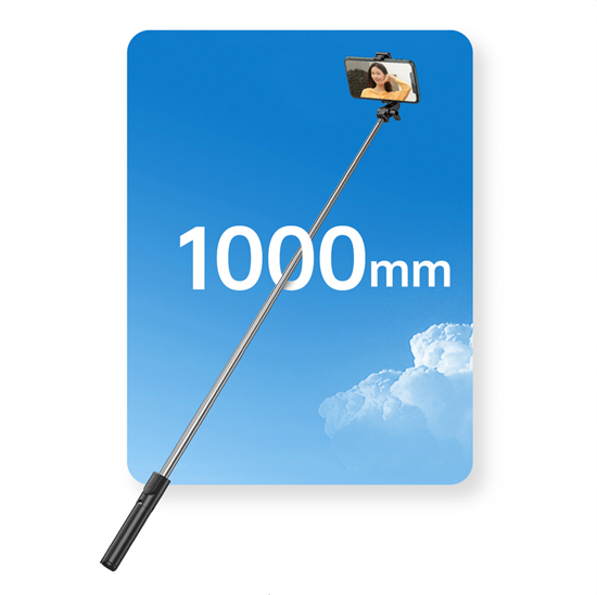 Picture of Selfie stick WHS1Y telescopic tripod 1m with phone