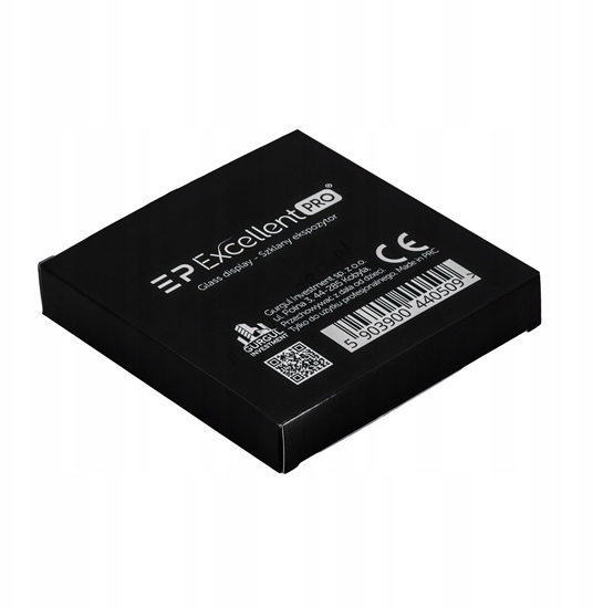 Picture of Slowmoose EXCELLENT PRO_Glass Display glass mixing pad for hybrid colors, gels, pigments, and paints 1szt