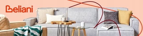 Picture of Sofa dla 3 osób FAUSKAN Jasnobrzowy