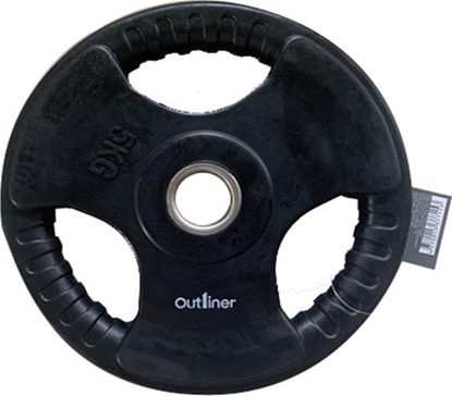 Attēls no Sourcing RUBBER PLATE WITH HANDLE CUT 5KG