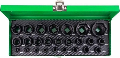 Изображение Stahlwille ROCKFORCE NASADKI UDAROWE kpl. 25el.1/2" 1/4"  6-KT. (4-32mm)