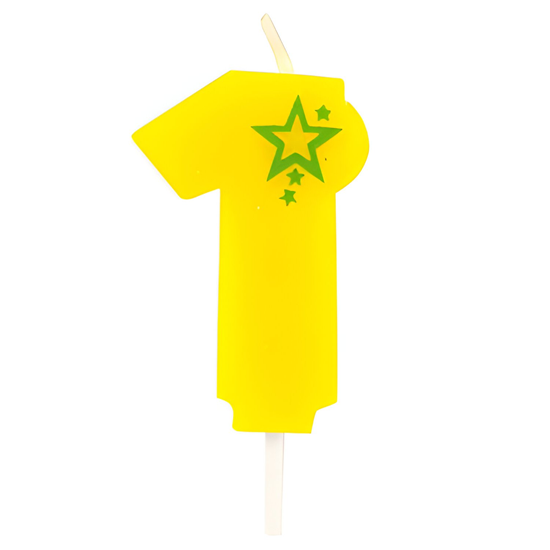 Picture of Svecīte dzimšanas dienas 1 dzeltena