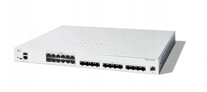 Picture of Switch Cisco Catalyst 1300-24XTS - Switch - L3 - Smart - 12 x 10 Gigabit Ethernet + 12 x 10 Gigabit SFP+ - do montau w racku - odnowiony