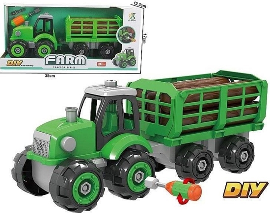 Изображение Traktor z przyczep do skrcania ze rubokrtem