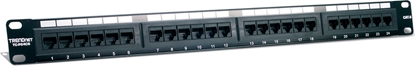 Attēls no Trendnet TC-P24C6 Patch Panel, 24-port Cat6 Unshielded