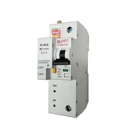 Attēls no TUYA Smart 1-Pole Circuit Breaker Wi-Fi, RS485, 16A