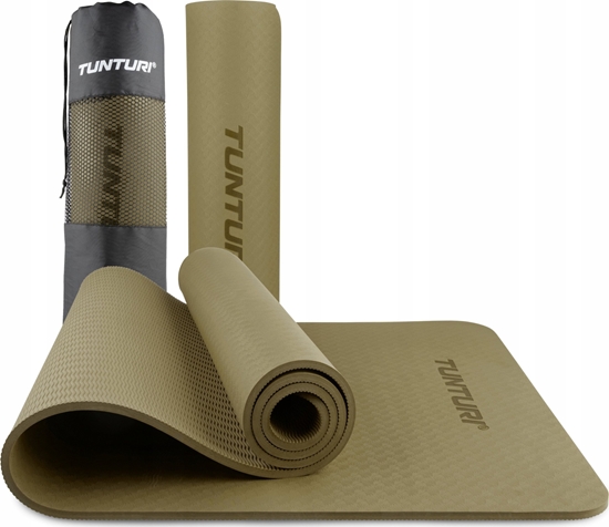 Picture of Tunturi Mata do jogi TUNTURI YOGA & FITNESS MAT 8 MM (Kolor: Army zielony)