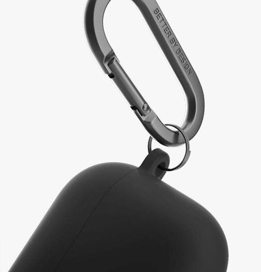 Picture of Uniq Etui Nexo do Apple AirPods 4 + Ear Hooks Silicone czarny/black