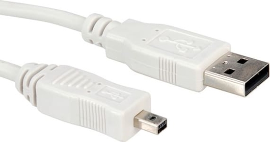 Изображение USB 2.0 kabelis A-Fuji M, M/M, 1.8m,  Roline