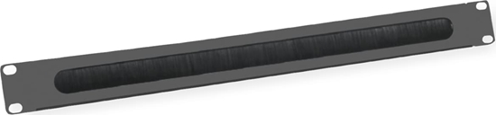Picture of Value 19" Cable Entry, with brush, 1U, black