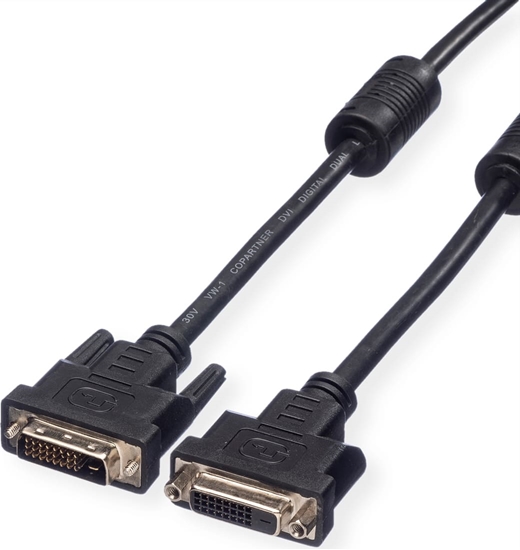 Picture of Value Monitor DVI Cable, DVI (24+1), Dual Link, M/F, 2 m