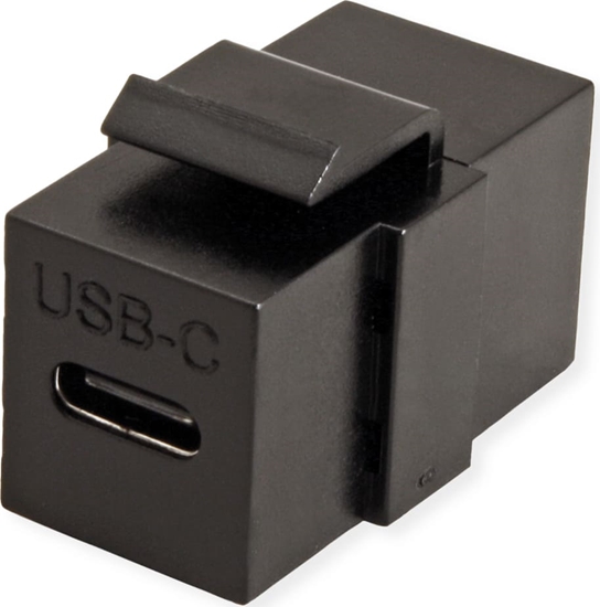 Picture of Value USB Type C Keystone Module, 1pc/set, black