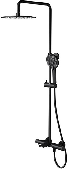 Picture of Vannas sistēma Virgo, ar termostatmaisītāju, melns