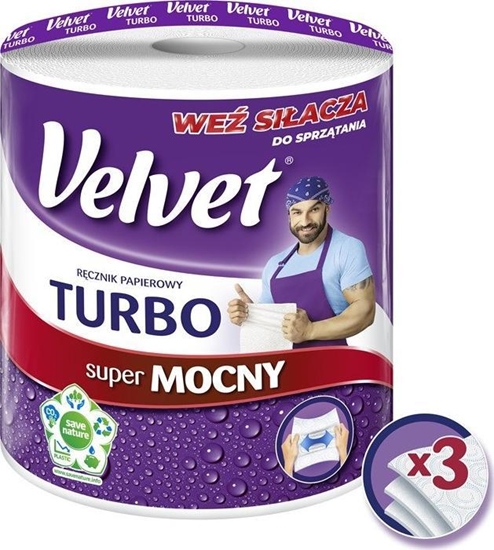 Изображение Velvet Towel VELVET TURBO 3 layers 300 sheets