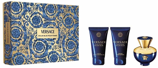 Picture of Versace Zestaw Pour Femme Dylan Blue woda perfumowana 50ml + el pod prysznic 50ml + balsam do ciaa 50ml