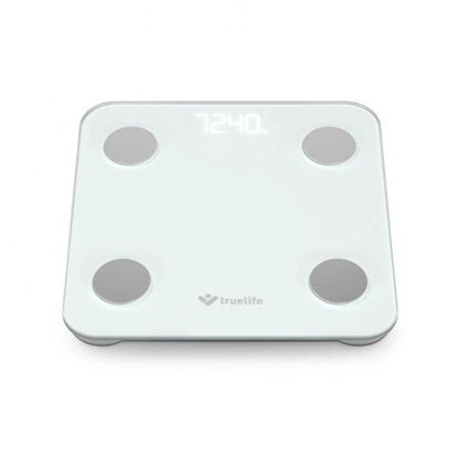 Picture of Waga azienkowa TrueLife Waga diagnostyczna bluetooth FitScale W1 BT biaa kolorowy LCD 0,2 ~ 180 kg iOS, System Android