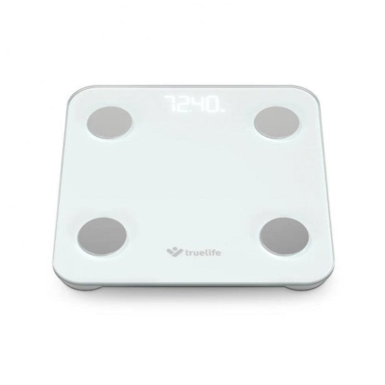 Picture of Waga azienkowa TrueLife Waga diagnostyczna bluetooth FitScale W1 BT biaa kolorowy LCD 0,2 ~ 180 kg iOS, System Android