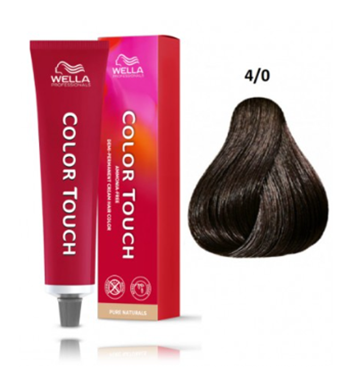 Attēls no Wella Professionals Color Touch Pure Naturals 4/0 Hair Color 60 ml
