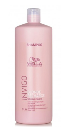 Attēls no Wella Professionals Invigo Blonde Recharge Shampoo 1000 ml