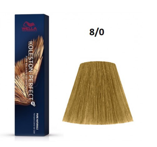 Picture of Wella Professionals Koleston Perfect Me+ Pure Naturals 8/0 Hair Color 60 ml