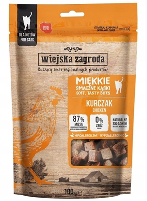 Picture of Wiejska Zagroda Mikkie smaczne kski | Przysmak dla kota - Kurczak 100g