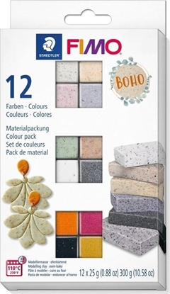 Picture of Zestaw Fimo Effect Boho 12 kostek 25g