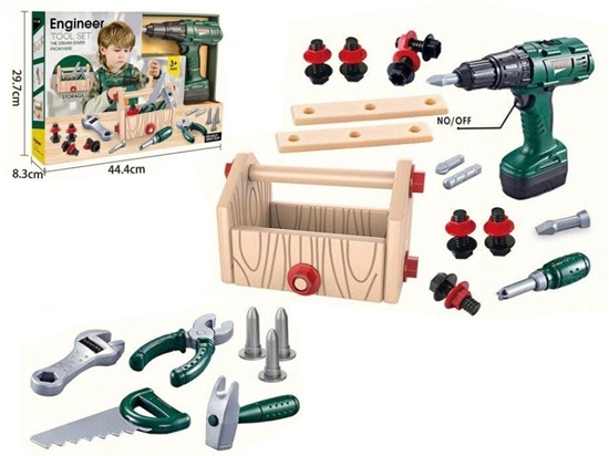 Picture of Zestaw narzdzi + wkrtarka 44,4x8,3x29,7cm